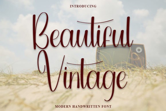 Beautiful Vintage: A Timeless Script Font for Real Small Business Branding