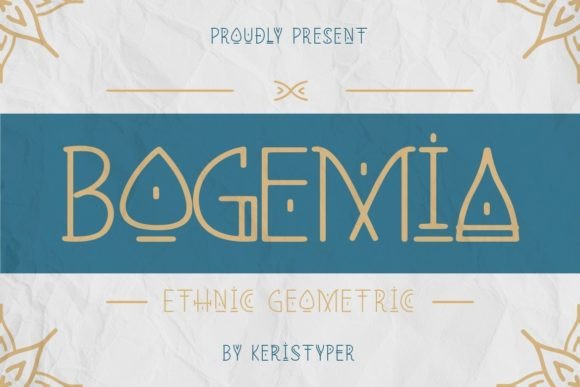 Bogemia: A Display Font for Distinctive Editorial Identity