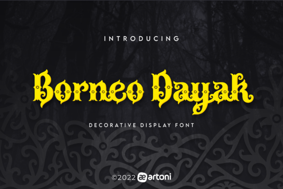 Borneo Dayak Font: A Distinctive Display Typeface for Scroll-Stopping Campaigns