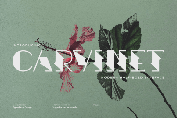 Carvinet: A Display Font That Feels Like Hand-Painted Charm
