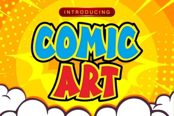 Comic Art: A Display Font That Grabs Attention—Without Screaming