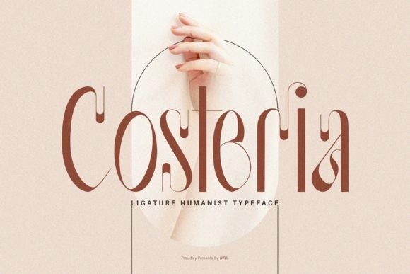 Costeria: A Humanist Display Font That Elevates Digital Branding
