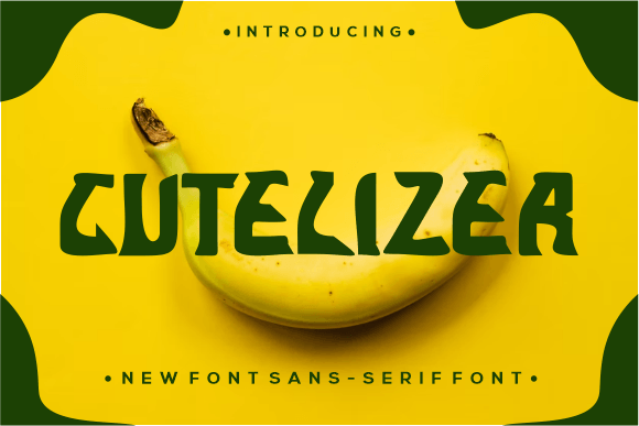 Cutelizer: A Whimsical Display Font for Thoughtful Editorial Moments