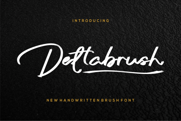 Deltabrush: A Handwritten Font That Builds Trust and Charm