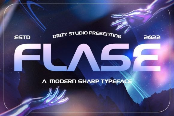 Flase: A Modern Display Font for Small Business Branding