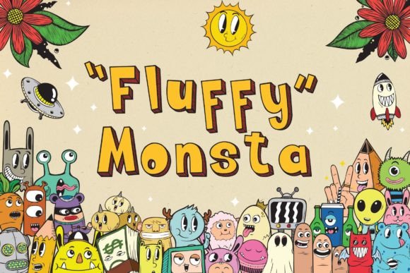 Fluffy Monsta: A Playful Display Font That Feels Like a Design Win