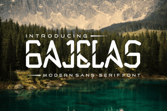 Gajelas: A Bold, Warm Display Font That Earns Its Space