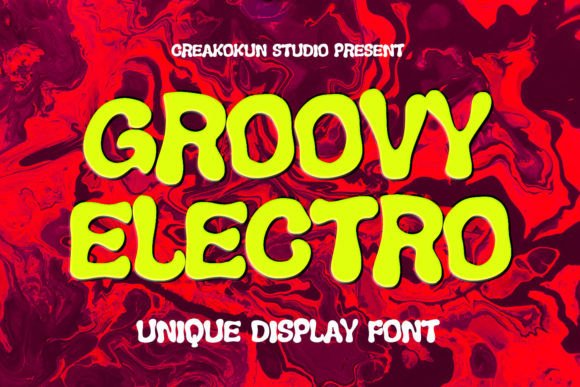 Groovy Electro: A Retro Display Font That Builds Brand Trust