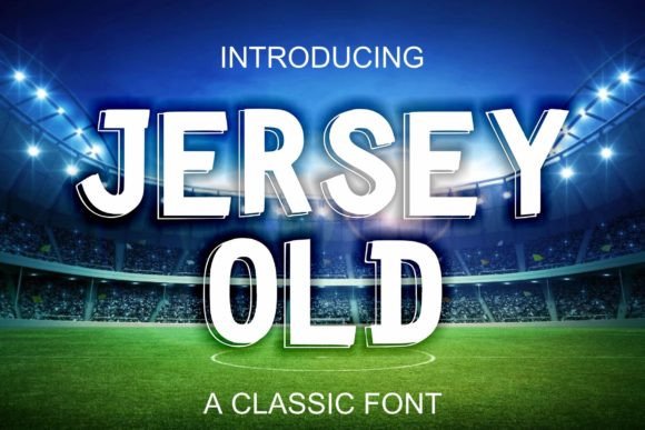 Jersey Old: A Display Font That Commands Attention