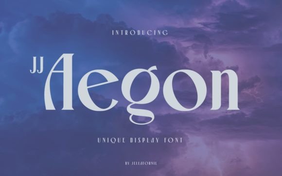 Jj Aegon: A Display Font That Makes Your Brand Feel Intentional