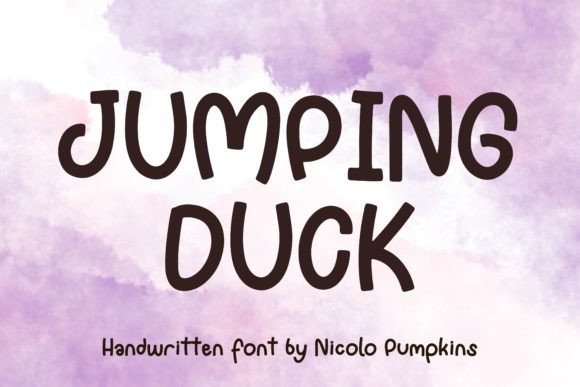 Jumping Duck: A Friendly Display Font for Modern Web Brands
