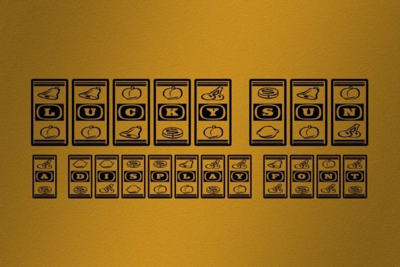 Lucky Sun: A Display Font That Feels Like Sunshine on the Page