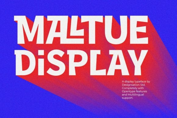 Maltue: A Modern Display Font That Elevates Digital Branding