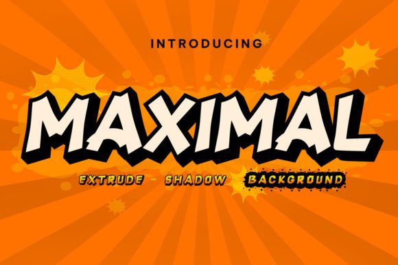 Maximal Font: A Bold Display Typeface for Digital Branding