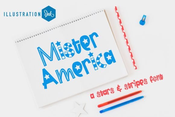 Mr. America: A Patriotic Display Font That Elevates Small Business Branding