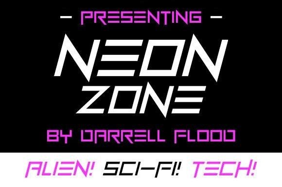 Neon Zone: A Futuristic Display Font That Elevates Real Business Branding