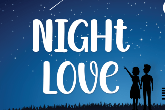 Night Love: A Joyful Script Font for Digital Branding
