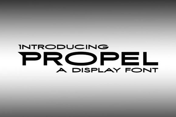 Propel: A Display Font That Lifts Your Handmade Designs