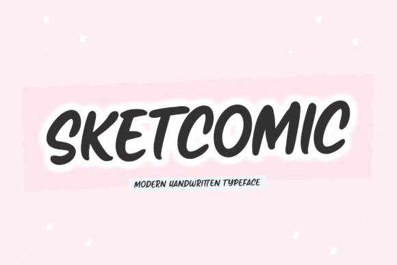 Sketcomic: A Playful, Professional Display Font for Small Brands