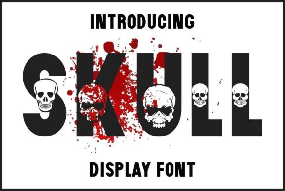 Skull: A Spooky Display Font for Editorial Impact