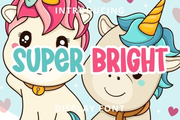 Super Bright Display Font for Handmade Creators