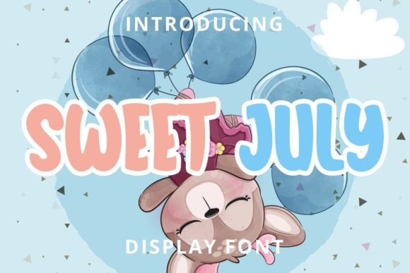 Sweet July: A Display Font That Adds Joy to Digital Headlines