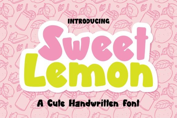 Sweet Lemon: A Display Font That Feels Like Sunlight on Paper