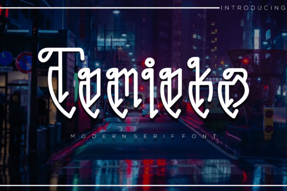 Tomioka: A Distinctive Serif Display Font for Editorial Design