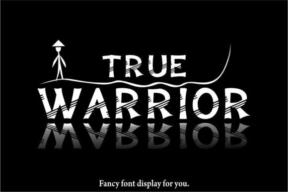 True Warrior: A Display Font That Commands Attention