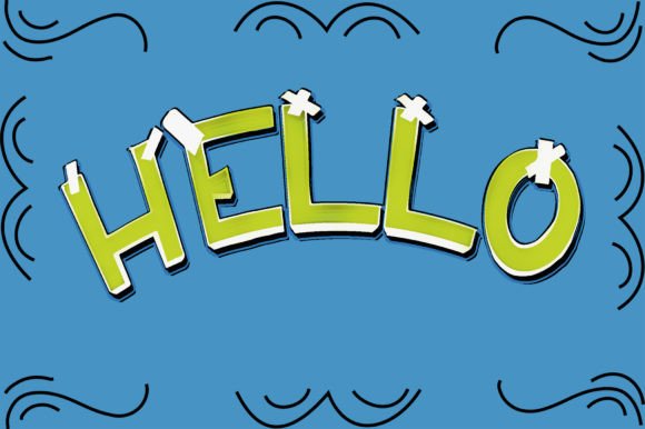 Untitle 123: A Playful Display Font for Bold Digital Identity